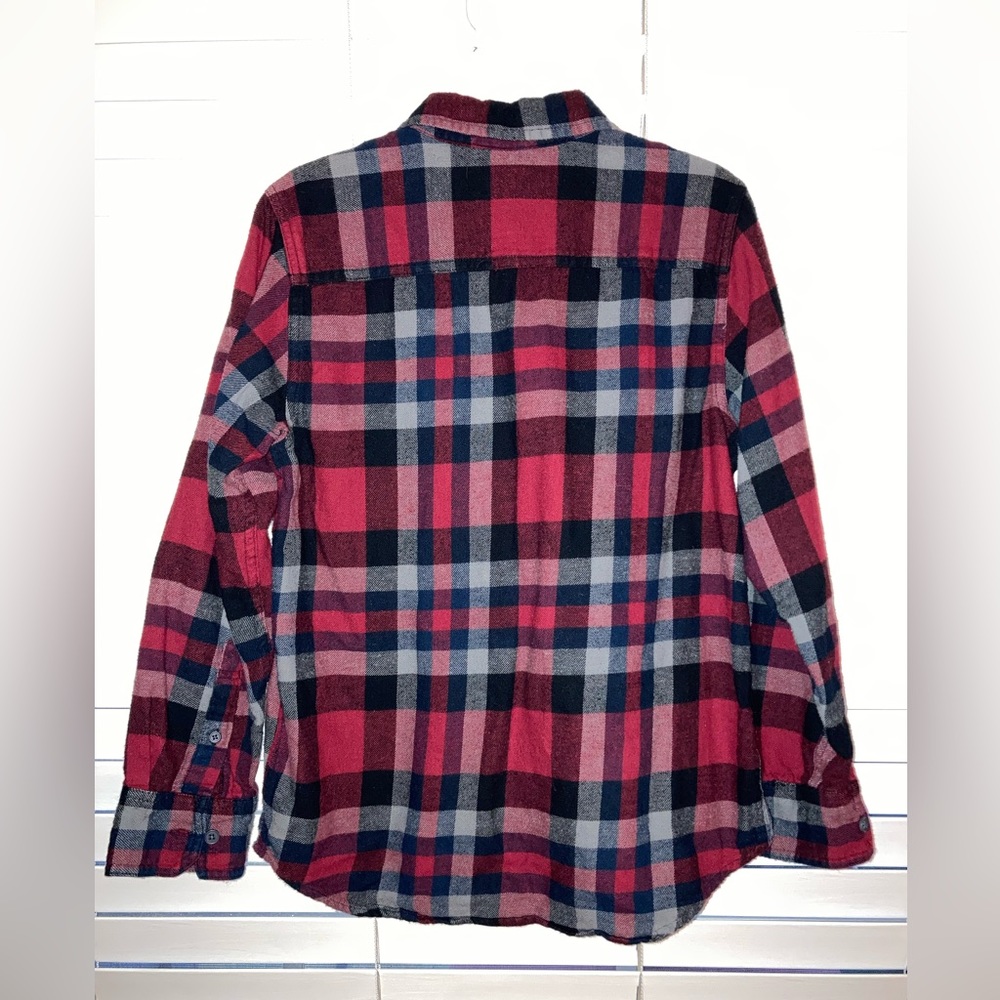 Boys Size Medium Plaid Flannel Shirts - Picture 2 of 10
